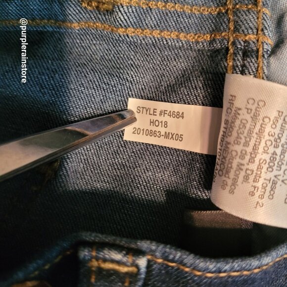 Madewell Jeans 27 Skinny 10" High Rise Hayes Wash F4684 Tummy Control Stretch - Picture 7 of 13